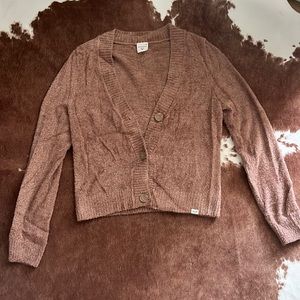 Abercrombie fuzzy cardigan